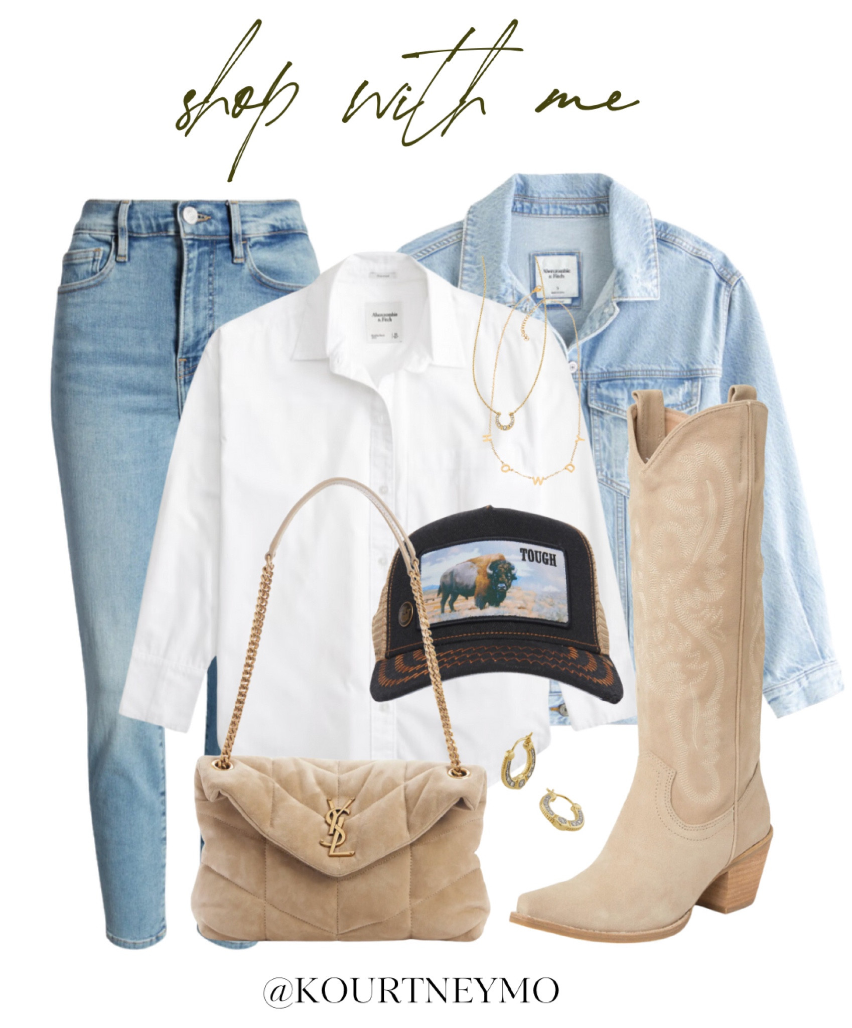 Western boot styling, Abercrombie, Kendra Scott, Christina Greene

#LTKshoecrush #LTKstyletip
