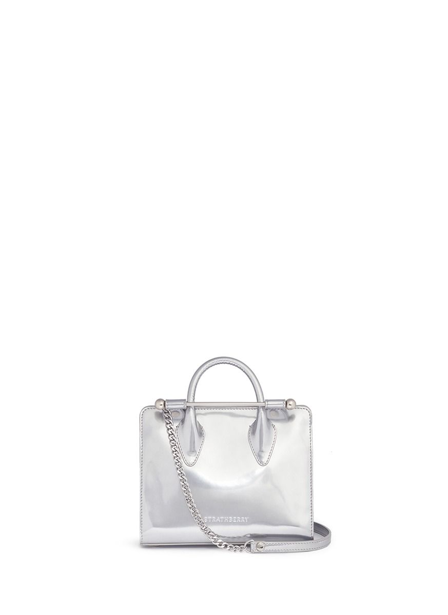 The Strathberry Nano' mirror patent leather tote | Lane Crawford (US)