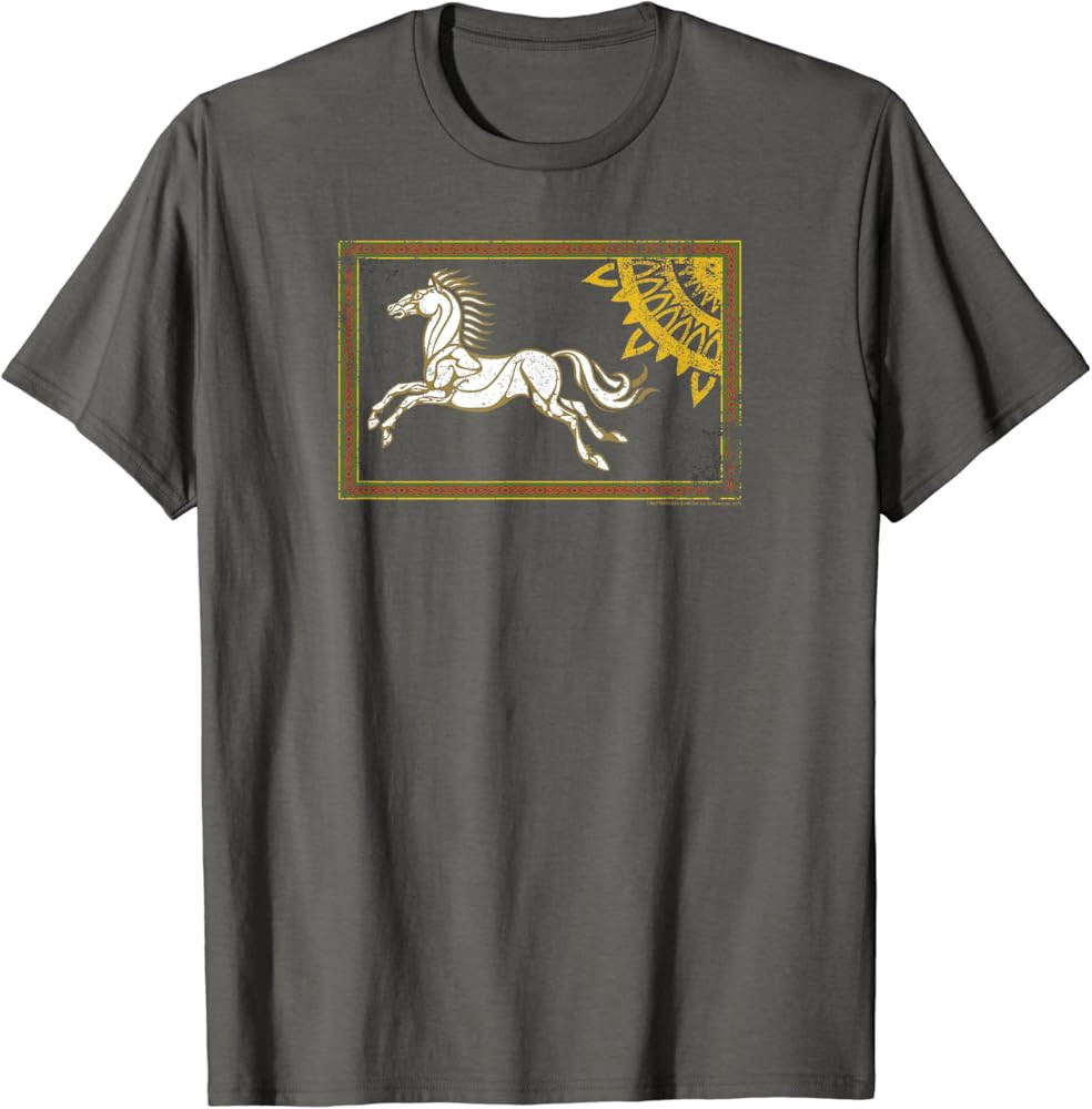 Lord of the Rings Rohan Banner T-Shirt | Amazon (US)