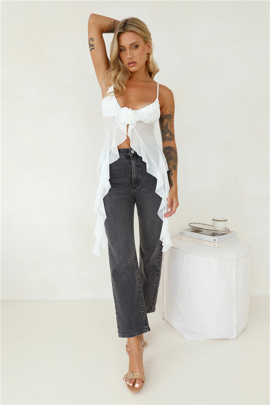 City Escape Mesh Top White | Hello Molly (AU)