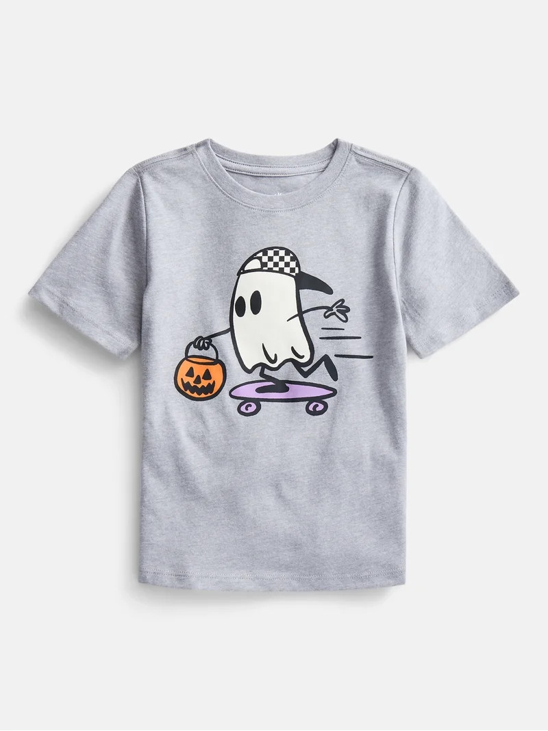 Halloween Toddlers' Graphic Tee with Short Sleeves from Way to Celebrate, Sizes 12M-5T | Walmart (US)