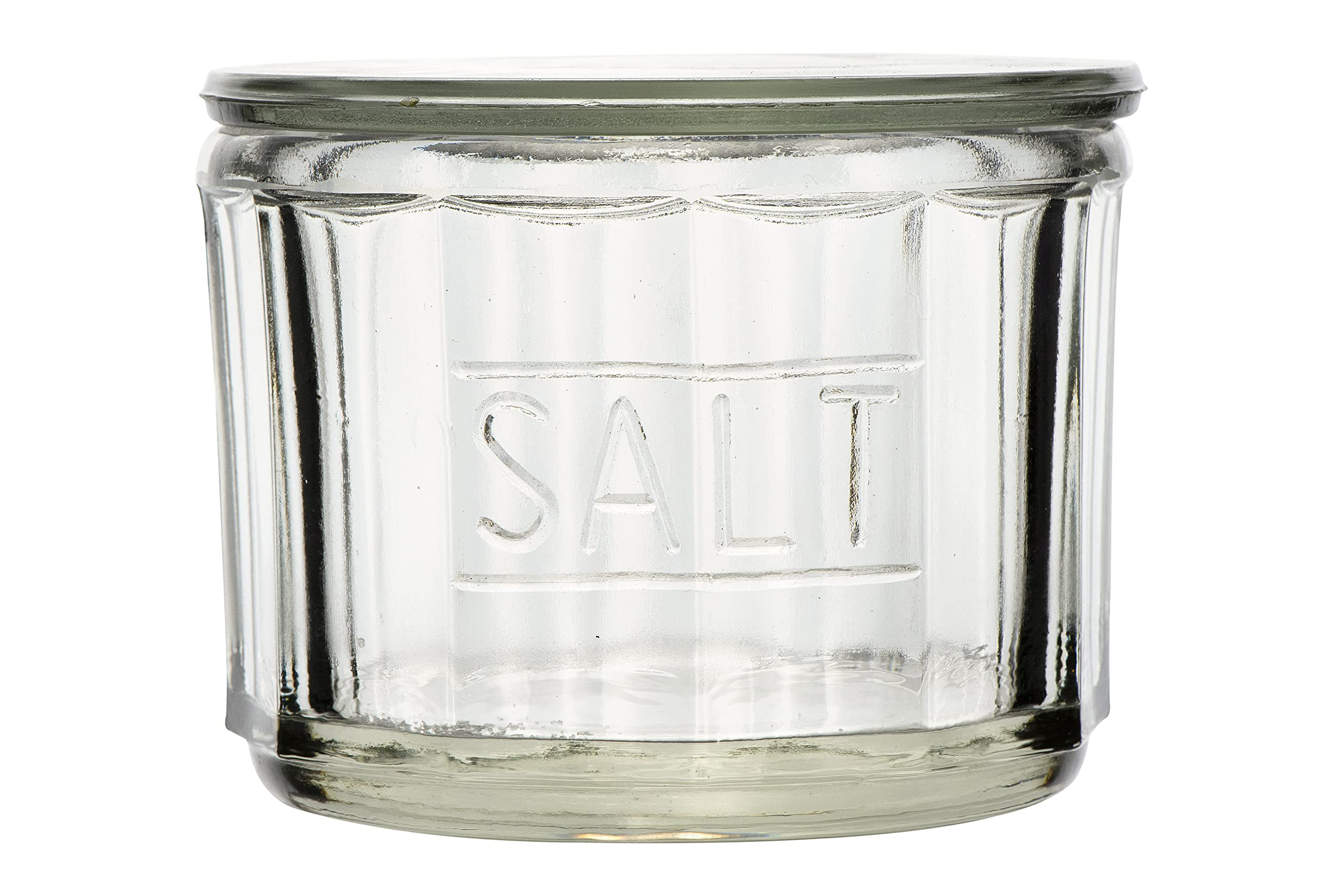 Creative Co-Op Round Pressed Glass Salt Cellar | Amazon (US)