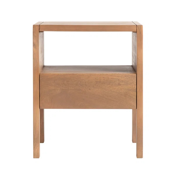 Oslo 1 - Drawer Solid Wood Nightstand | Wayfair Professional