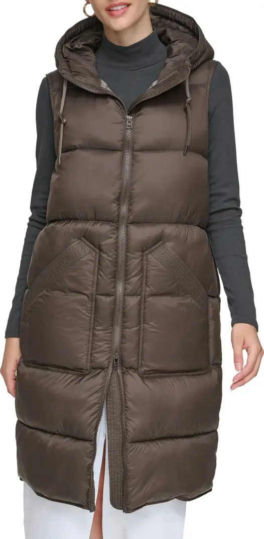 Kerr Hooded Longline Puffer Vest | Nordstrom Rack