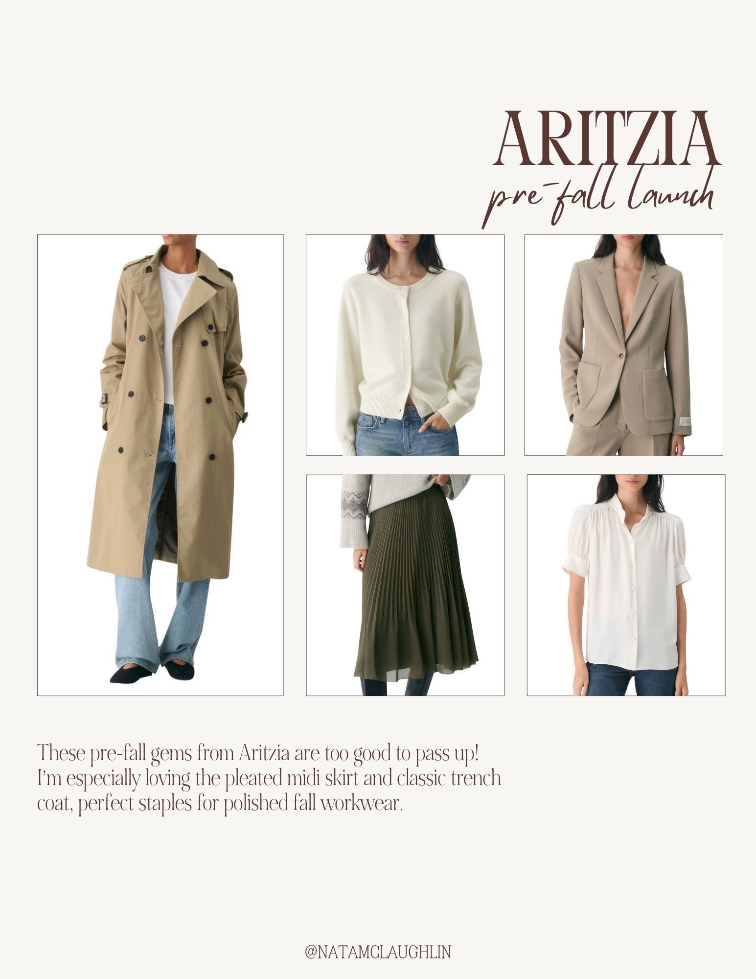 Aritzia pre-fall launch. I love this trench coat and pleated midi skirt. 

#LTKautumn #LTKStyleTip #LTKSeasonal