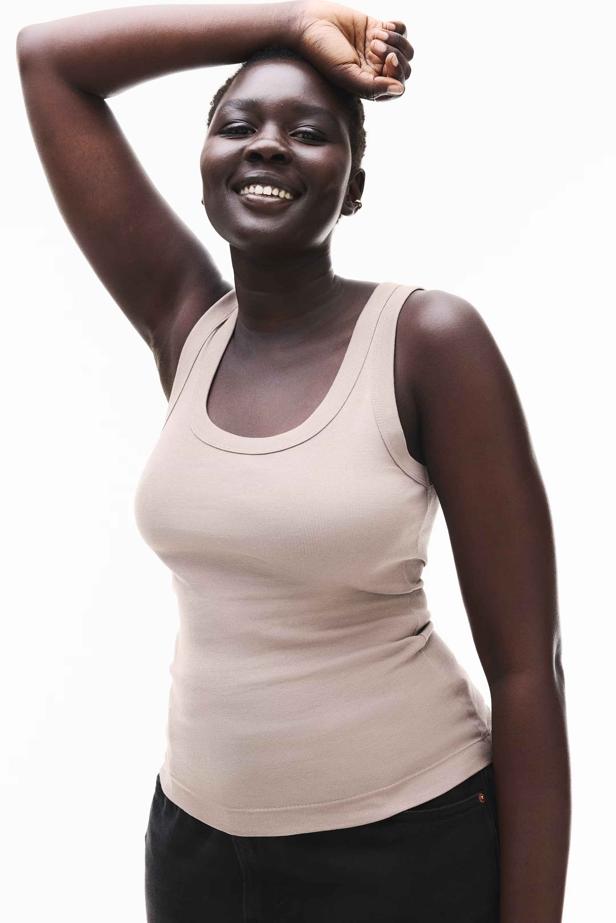 Fitted vest top | H&M (UK, MY, IN, SG, PH, TW, HK)