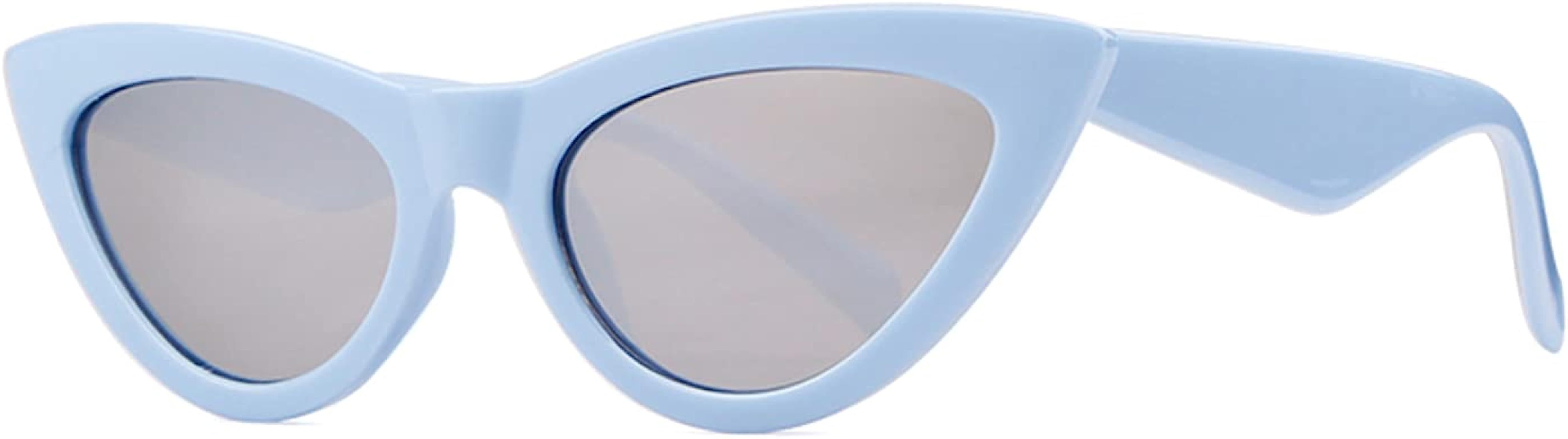 ADE WU Classic Cat Eye Sunglasses For Women Retro Vintage Cateye Sun Glasses UV400 Protection | Amazon (US)
