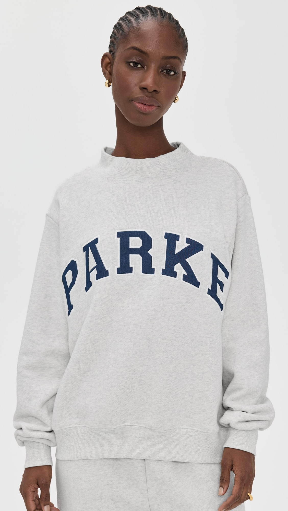 Varsity Mock Neck Sweatshirt | Shopbop