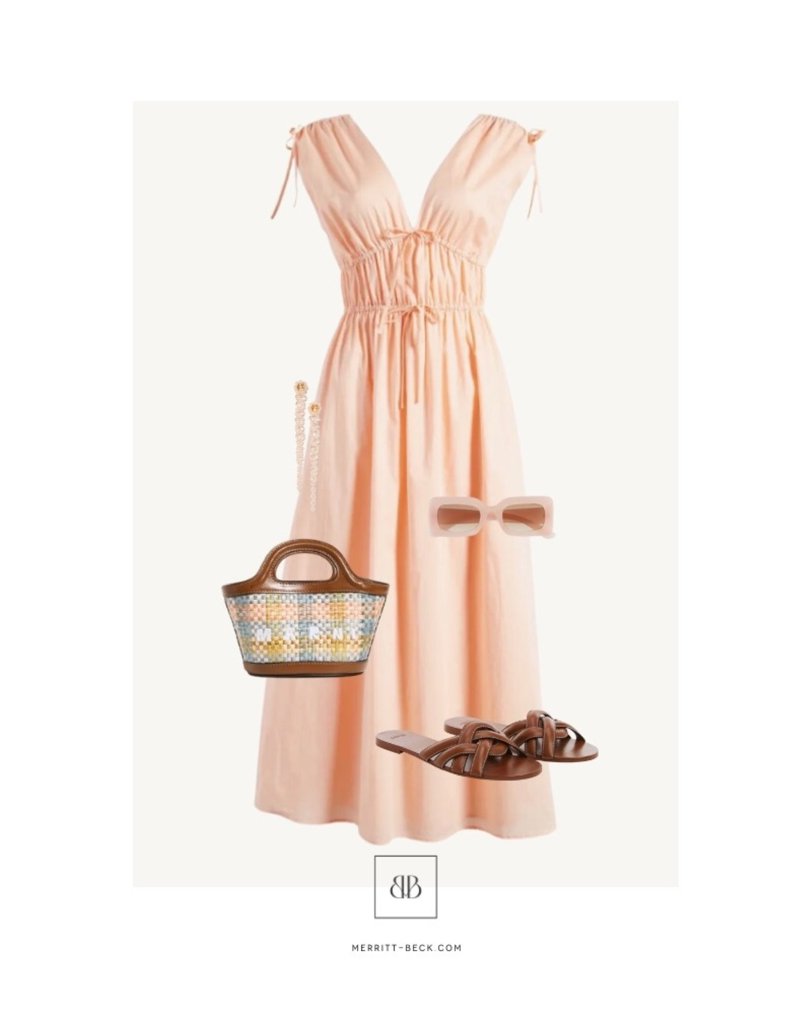 This dress is $118 and such a cute day-to-night style! The sandals and sunglasses are under $100 🙌🏻

#LTKshoecrush #LTKfindsunder100 #LTKitbag