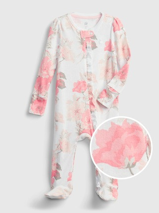 Baby 100% Organic Cotton Print One-Piece | Gap (US)