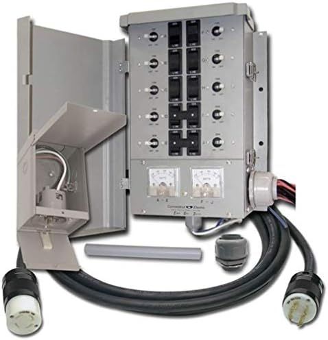 Connecticut Electric EGS107501G2KIT EmerGen EGS107501G2 Manual Transfer Switch Kit 30 Amp, 10-Circui | Amazon (US)
