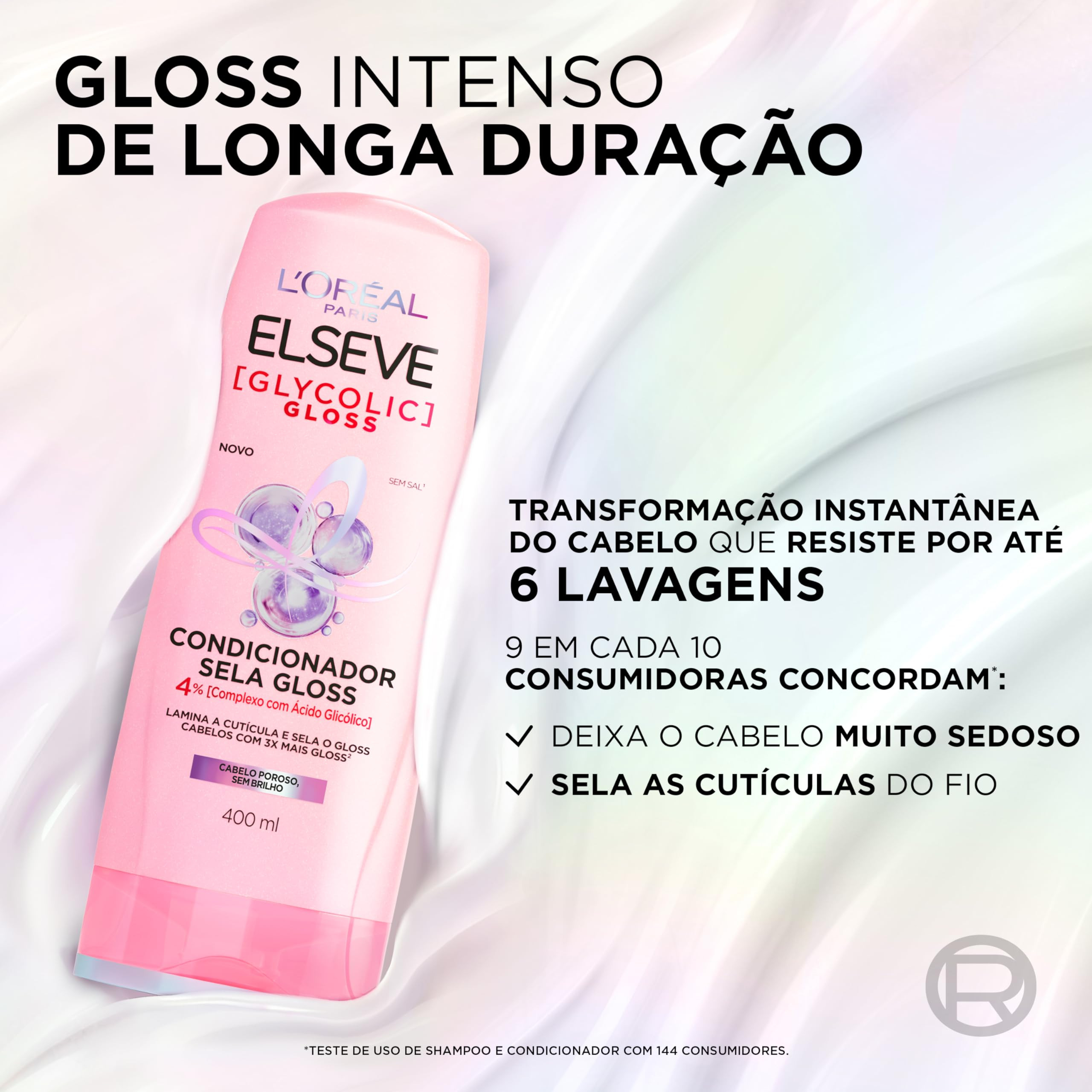 Condicionador L'Oréal Paris Elseve Glycolic Gloss 400ml | Amazon (BR)