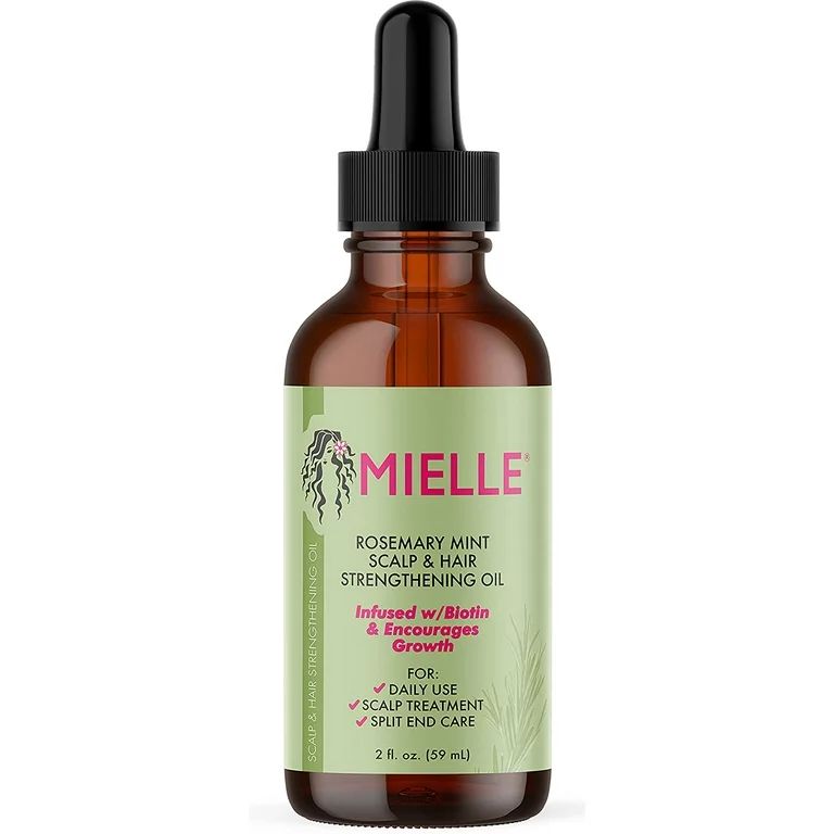 Mielle Organics Rosemary Mint Scalp & Hair Strengthening Oil With Biotin & Essential Oils, Nouris... | Walmart (US)
