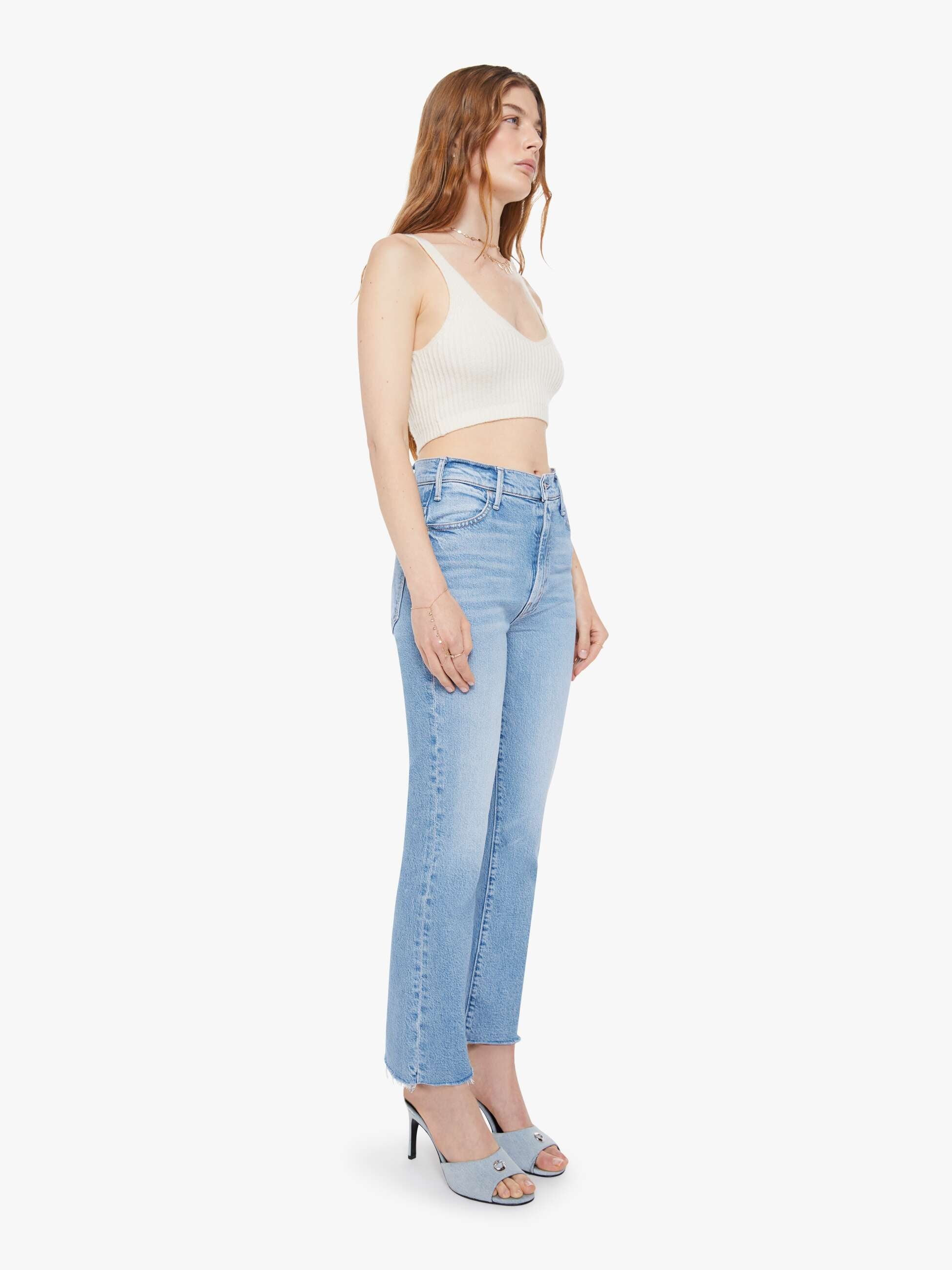 The Hustler Ankle Fray - Sow Surreal | Mother Denim