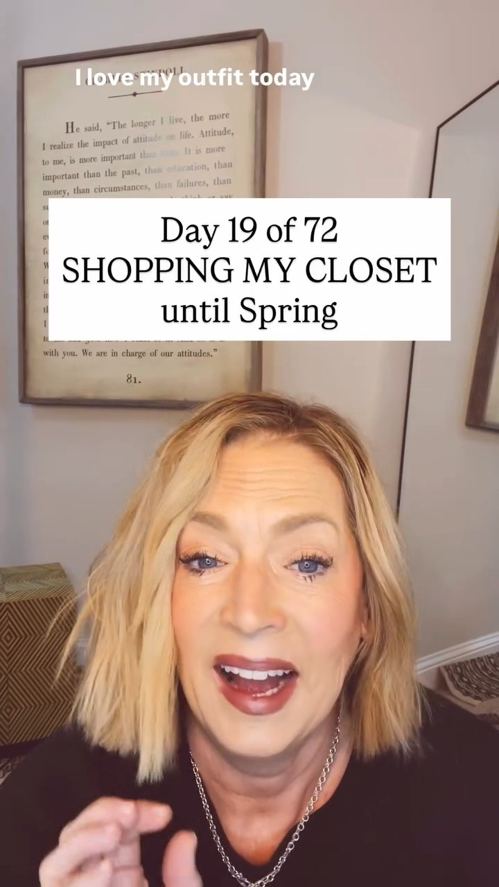 Day 19 and it’s a good one. 🖤🤍 

Comment PIXIE for links. 

#over50style #shoppingmycloset #nonewclothes #goalsover50

Comment PIXIE below to receive a DM with the link to this post on my LTK ⬇ https://liketk.it/5OxAc