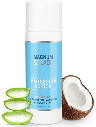 Magnesium Lotion with Magnesium Oil, Aloe, Shea, Coconut for Leg Cramps, Muscle Pain & Healthy Sl... | Amazon (US)