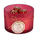 12.7OZ Candle Jar 3D Presents Burgundy | The Container Store