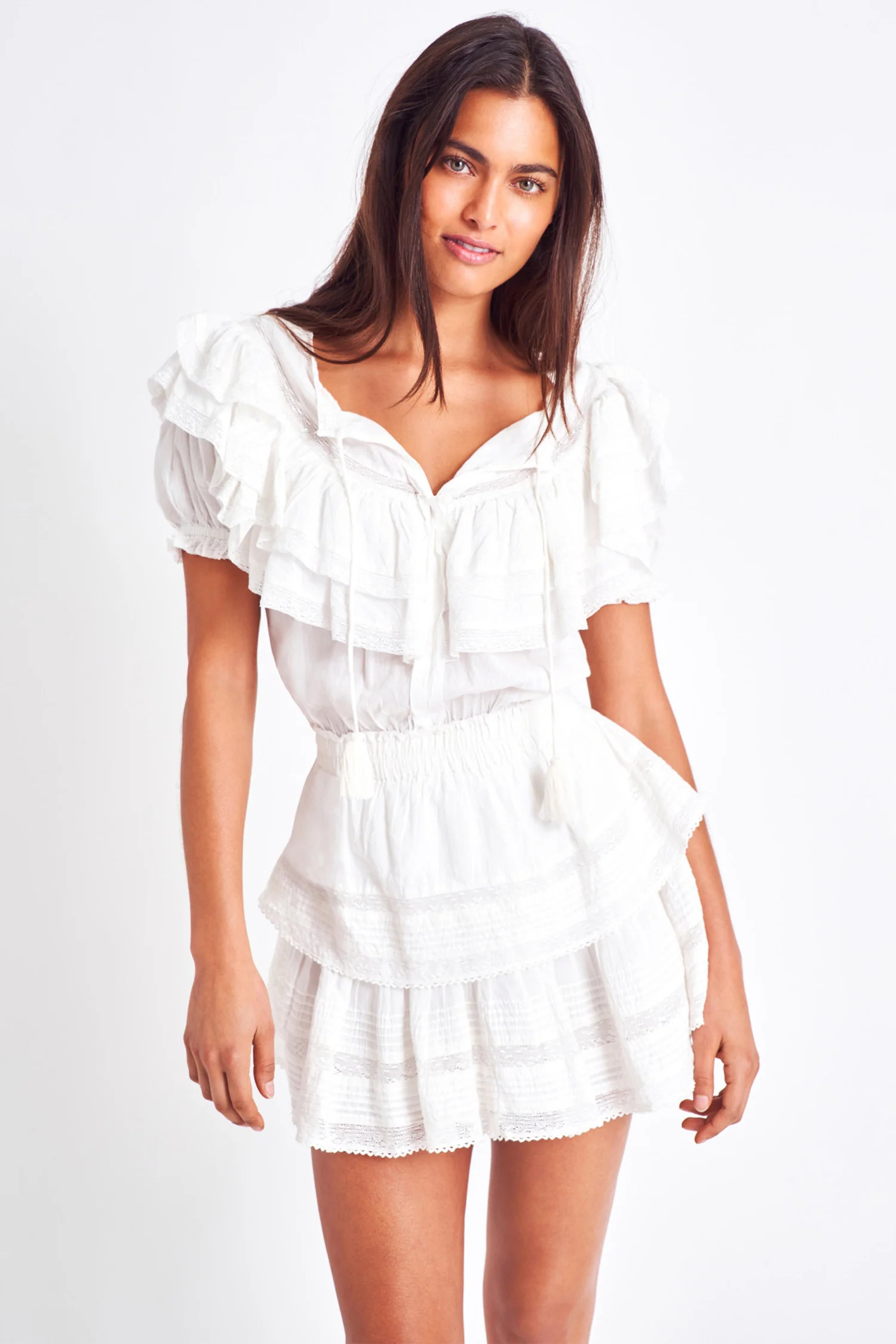 Liv Cotton Ruffled Dress | LoveShackFancy