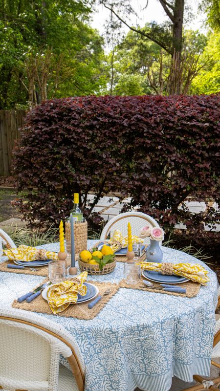 A yellow & blue table - perfect for any occasion, is up on thesarahbethblog.com 💛 Comment BLOG & I will send you the link to my blog post with all of the details ✨

@christinadicksonhome @juliska @serenaandlily @shoptheavenue @tuckernuck

#LTKhome #LTKVideo #LTKparties