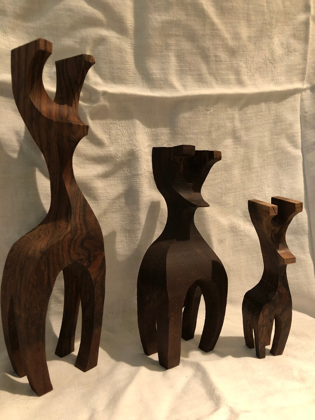 Hand Made Reindeer  Black Walnut - Etsy | Etsy (US)