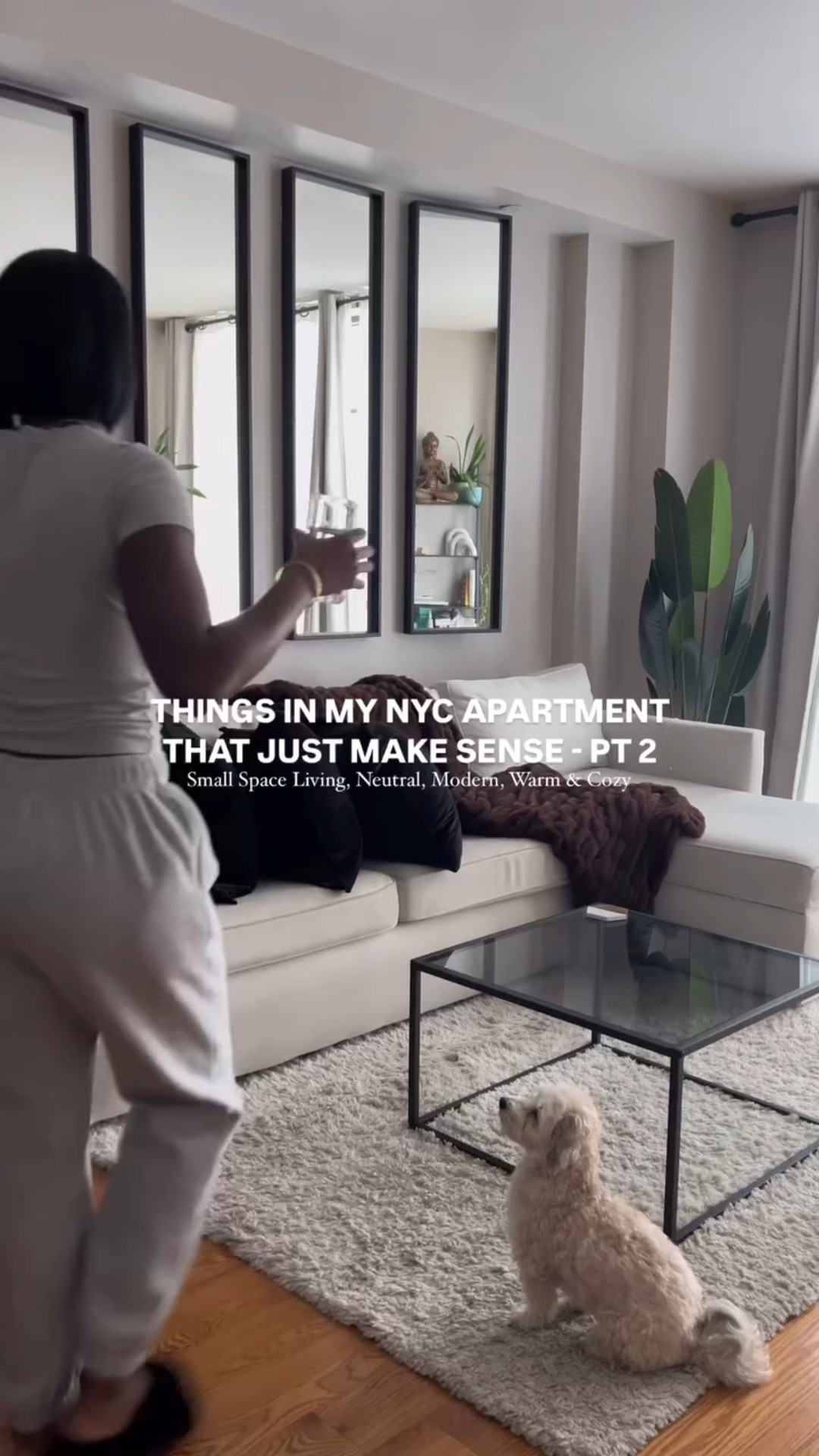 Had to give you guys a Part 2 of the things in my NYC apartment that just makes sense😌. And each explanation really brought each item full circle lol!

*Head to my LTK and ShopMy for all details. I promise everything is there!*

I can’t even lie, me and my modern, neutral, cozy apartment go together REAL bad. From the bedroom, to the living room, to the bathroom, I love it all. I hope you will use this nyc apartment inspo for your space!
.

.

.
#Livingroominspo #neutralaesthetic #smallspaceliving #cozyathome #cozyaesthetic #apartmentliving #blackgirltiktok #apartmenttherapy #nycapartment