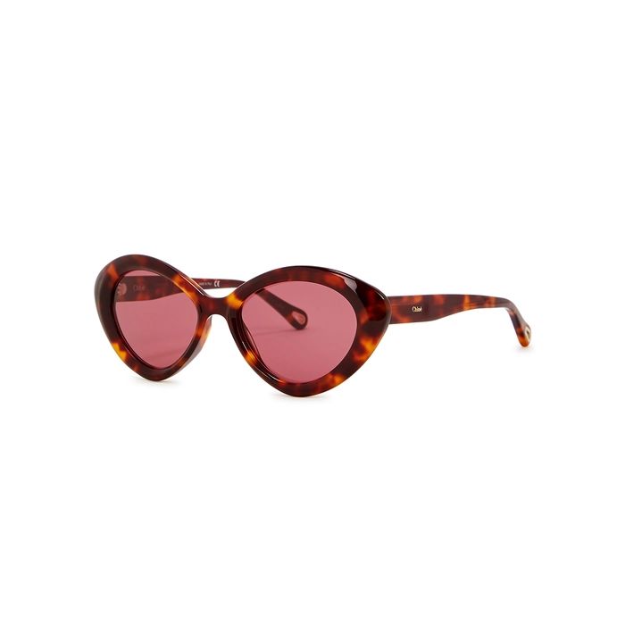 Chloé Osco Tortoiseshell Cat-eye Sunglasses | Harvey Nichols (Global)