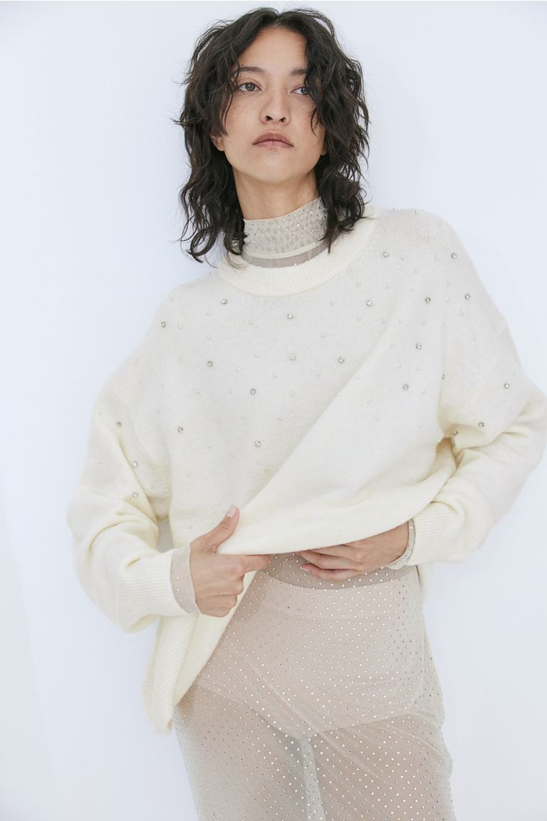 Beaded jumper | H&M (UK, MY, IN, SG, PH, TW, HK)