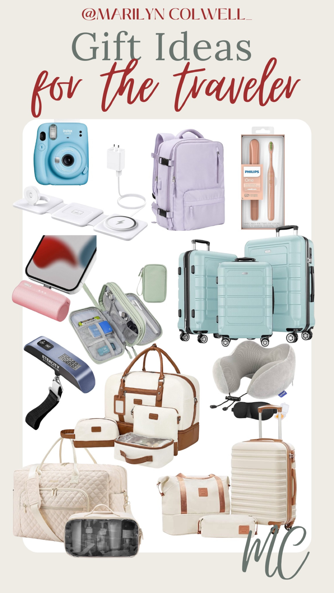 Christmas gift inspiration for the one who loves to travel! Whether the adventure is near or far, these favorites + best sellers will help make traveling a breeze.

#LTKHoliday #LTKtravel #LTKGiftGuide