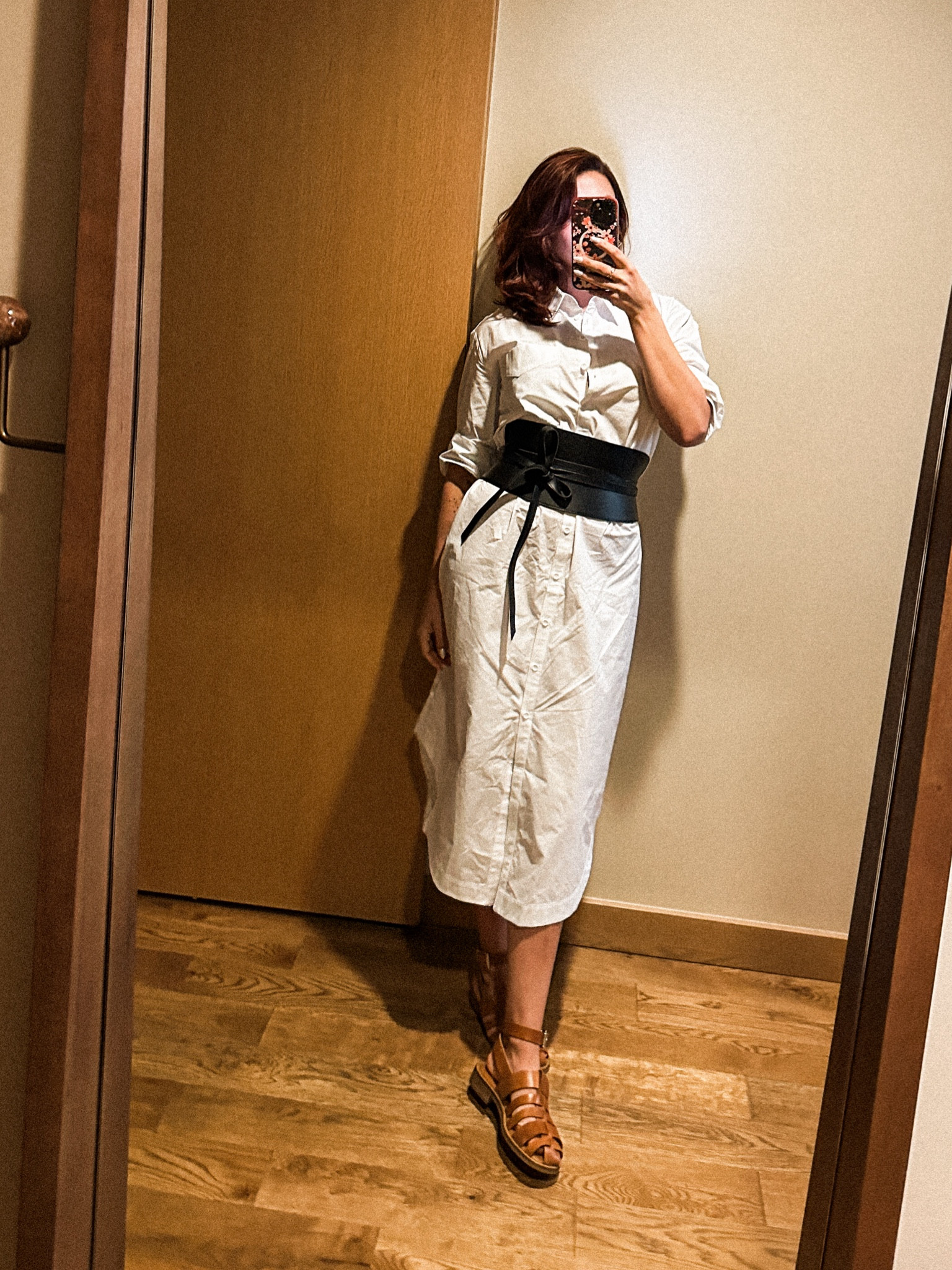 Always love a good shirt dress. Full size down on shoes

#LTKWorkwear #LTKFindsUnder100 #LTKStyleTip
