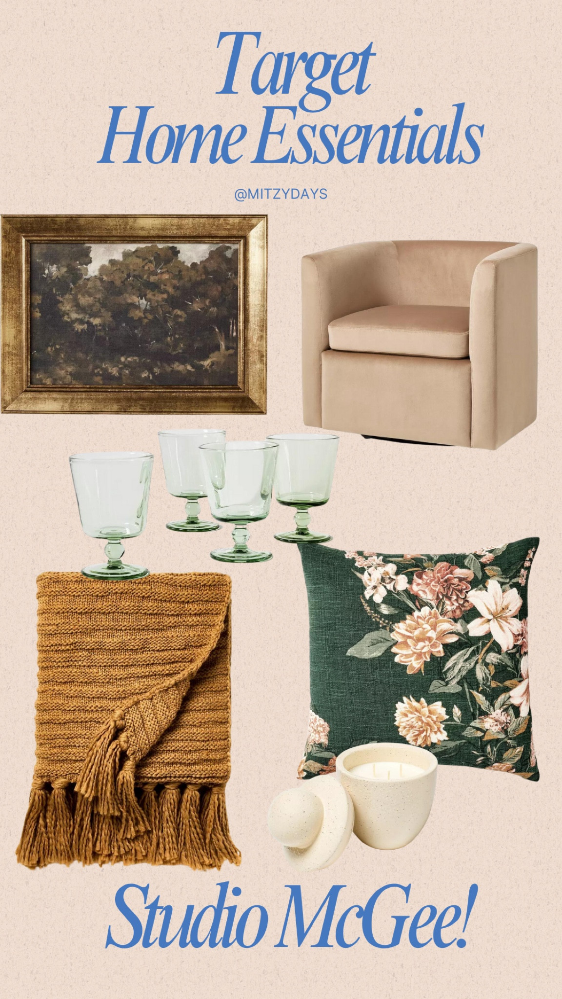 Do you ever feel the urge to switch things up at home every now and then? I know I do! Whether it's for spring, summer, or the holidays, I love adding a fresh touch to my living space. That's why I recently found myself drawn to some amazing decor items at Target, specifically from Studio McGee. Want to know more about what caught my eye? Let me tell you all about it!


Target Finds | Home | Essentials | Spring | blankets | Kitchen | candles 

#LTKhome #LTKxTarget #LTKfindsunder100