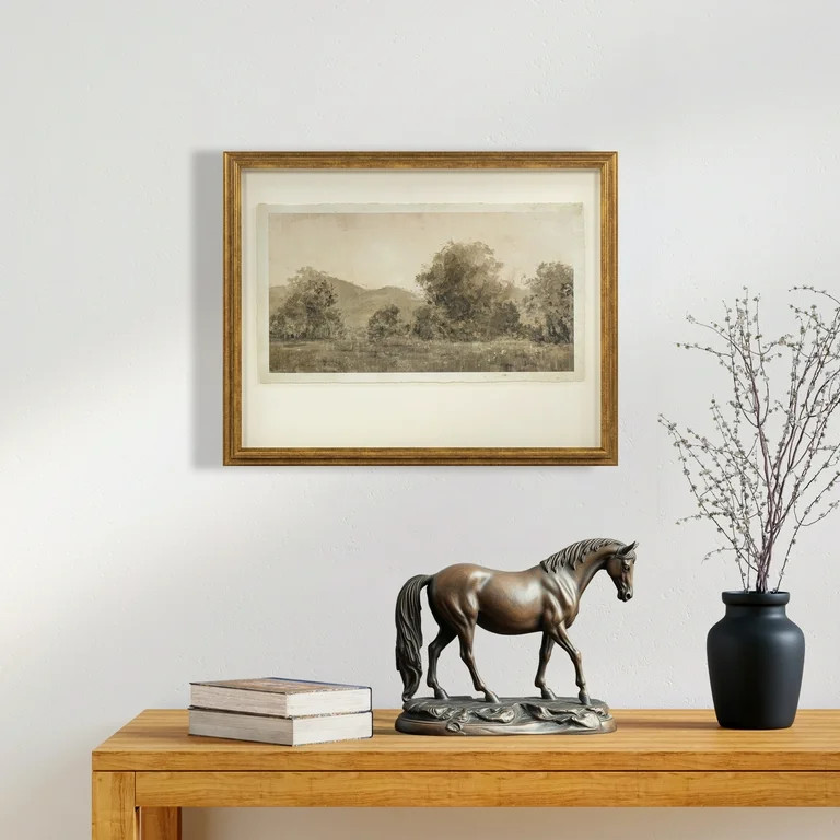 My Texas House Scenic Hillscape Framed Under Glass Wall Art 30x24 | Walmart (US)