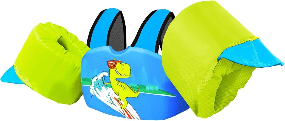 Chriffer Kids Swim Vest Life Jacket for 22-66 Pounds Boys and Girls, Toddler Floaties with Should... | Amazon (US)