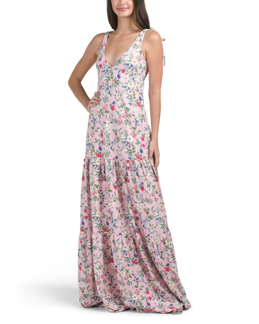 Sleeveless Floral Maxi Dress | TJ Maxx