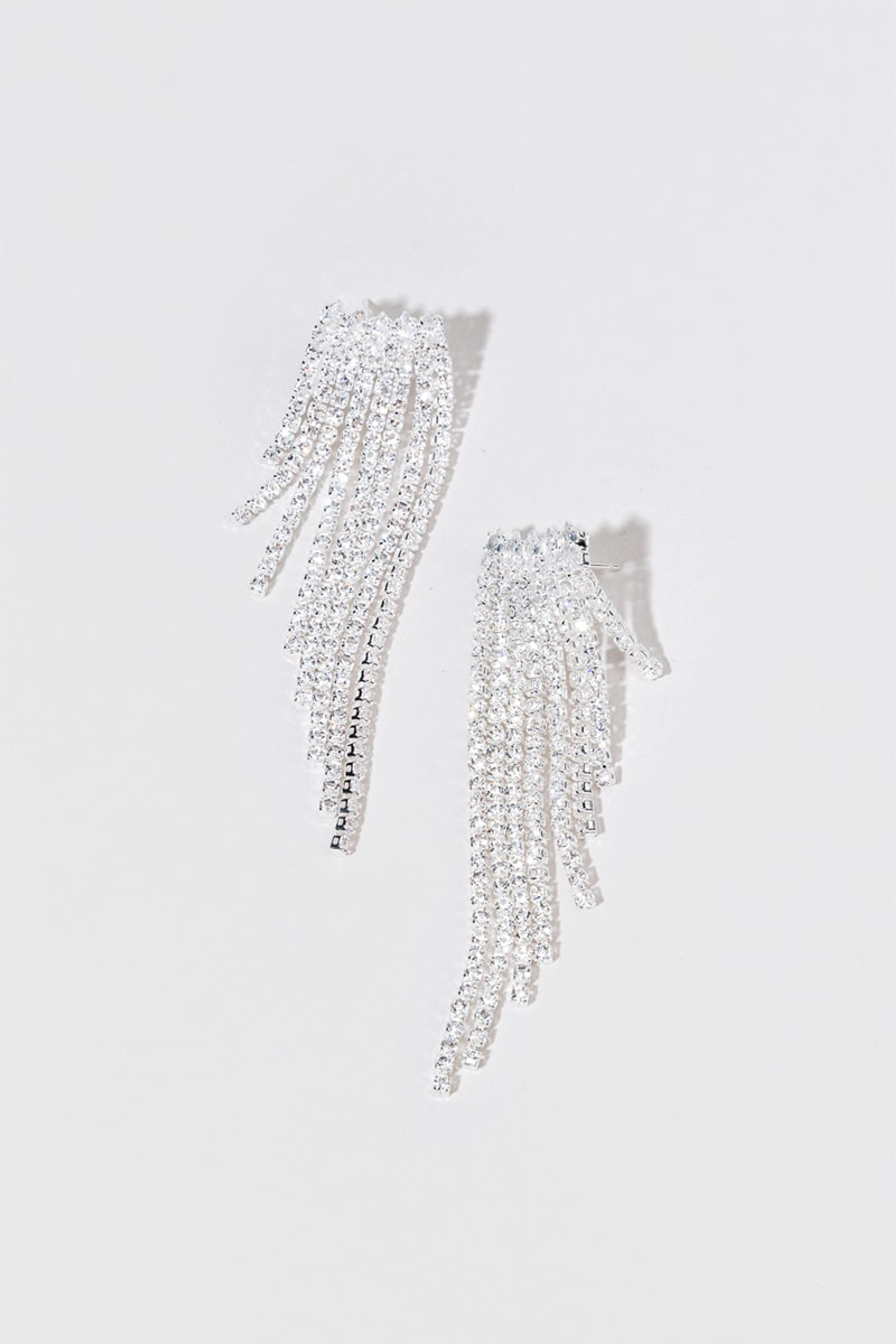 Juliete Cupchain Fringe Drop Earrings | Francesca's