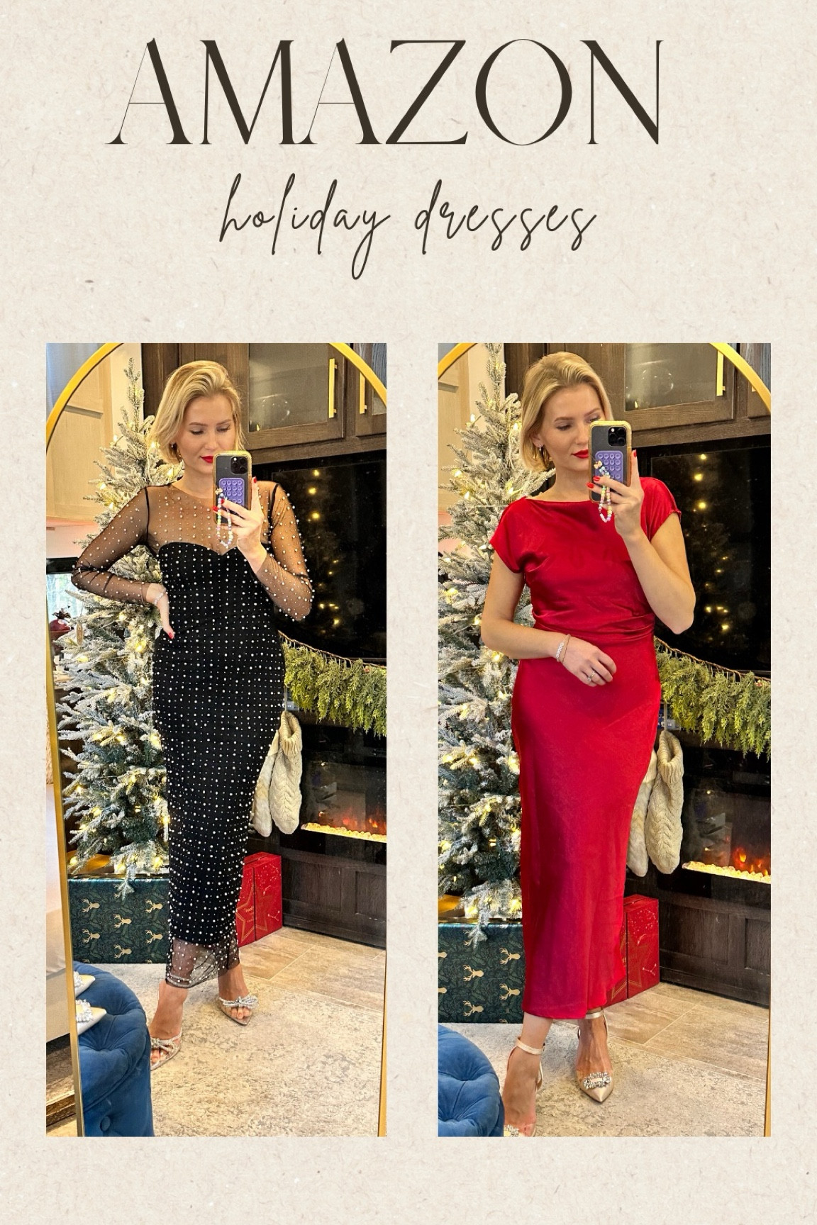 Amazon holiday dresses 

#LTKSeasonal #LTKshoecrush #LTKHoliday