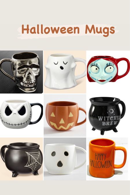 Halloween mugs
Coffee mugs
Home decor 

#LTKhome #LTKHalloween