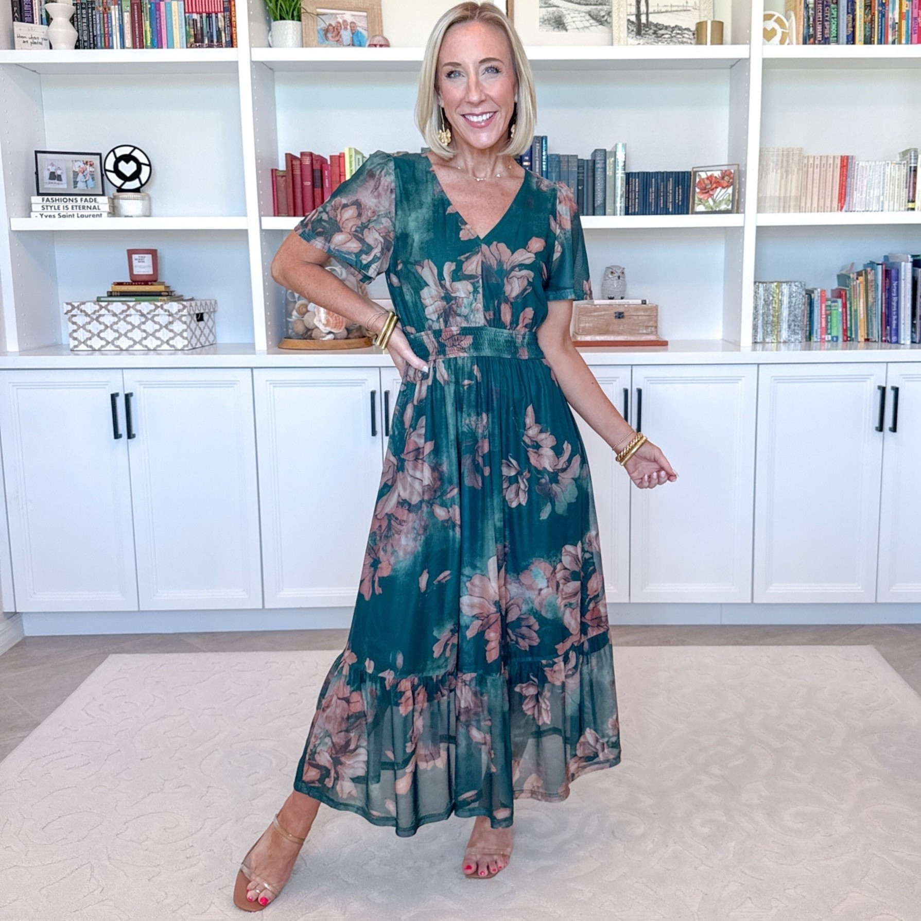 Amazon - special occasion dresses. Floral V Neck Short Sleeve Maxi Dress - size small. 10 colors. 

 

#LTKWedding #LTKSeasonal #LTKOver40