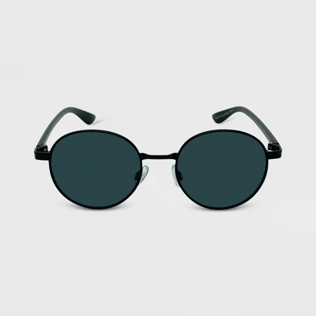 Metal Plastic Combo Round Sunglasses - Wild Fable™ Black | Target