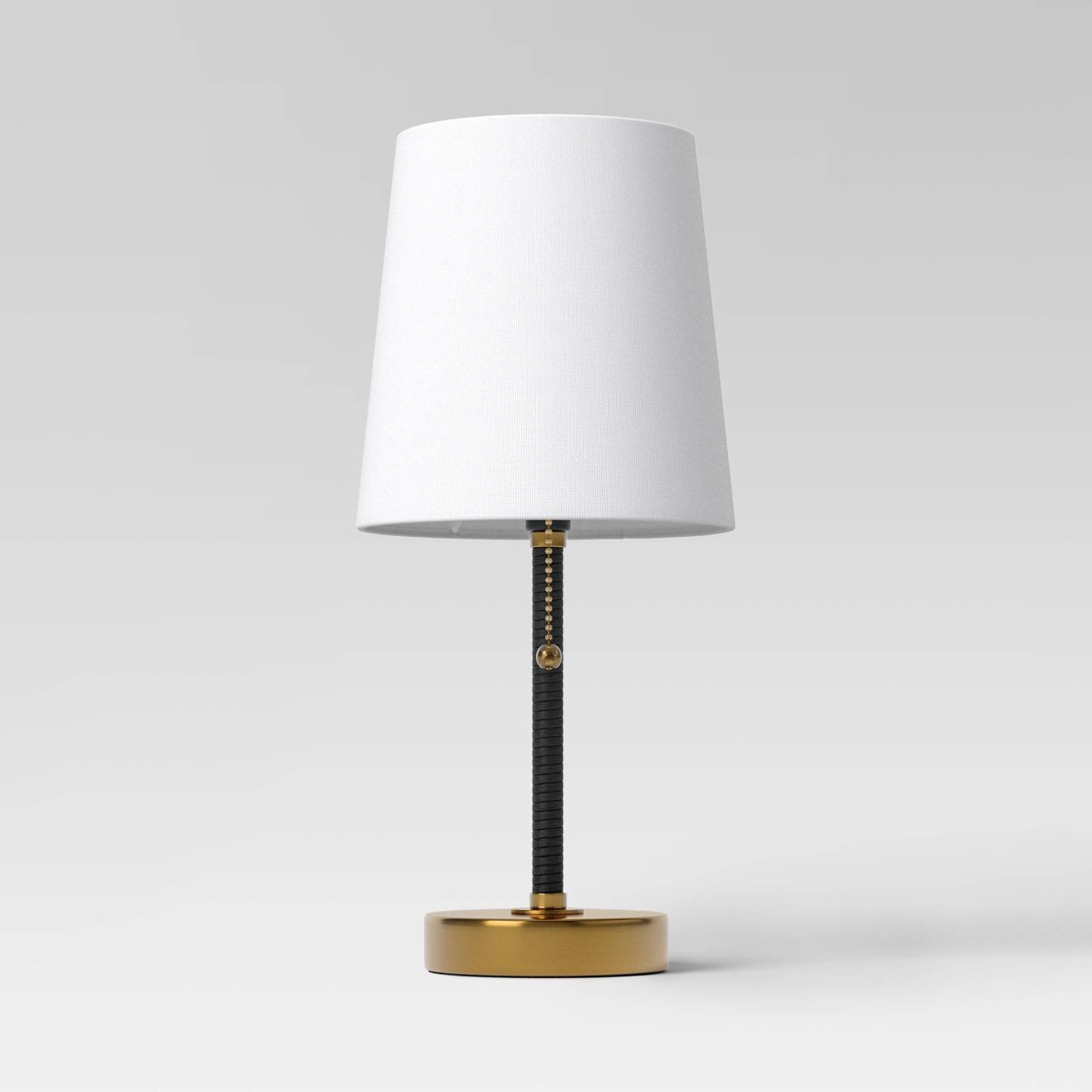 Mini Stick Table Lamp with Rattan Black - Threshold™ | Target