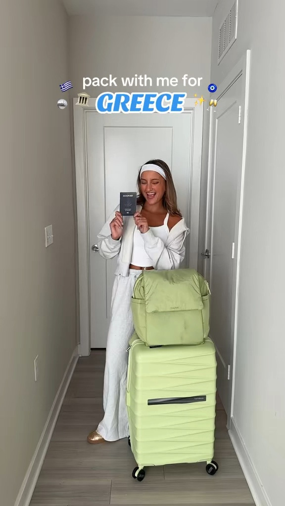 Greece outfit ideas / pack with me for Greece. Wearing an XS in everything from Fortunate One (use code MCKENZFO) and a 2 in everything from Billy J (not link able on LTK) 

#LTKTravel