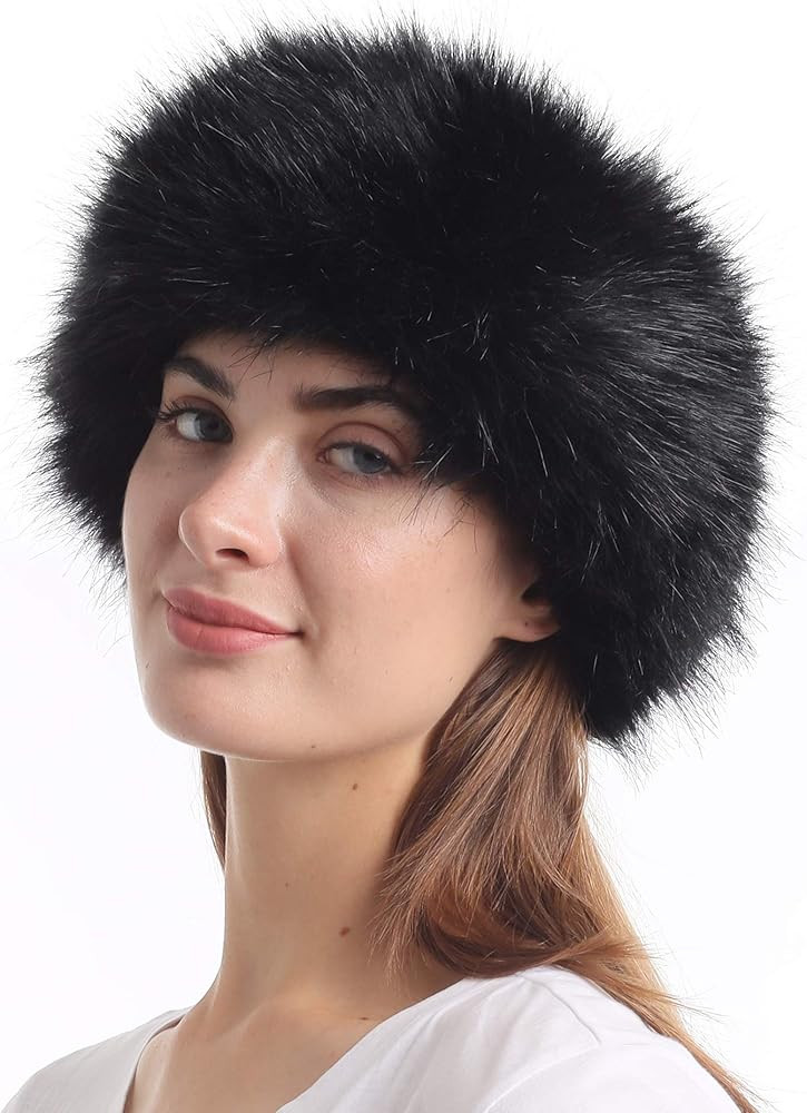 La Carrie Faux Fur Headband with Stretch Women's Winter Earwarmer Earmuff | Amazon (US)