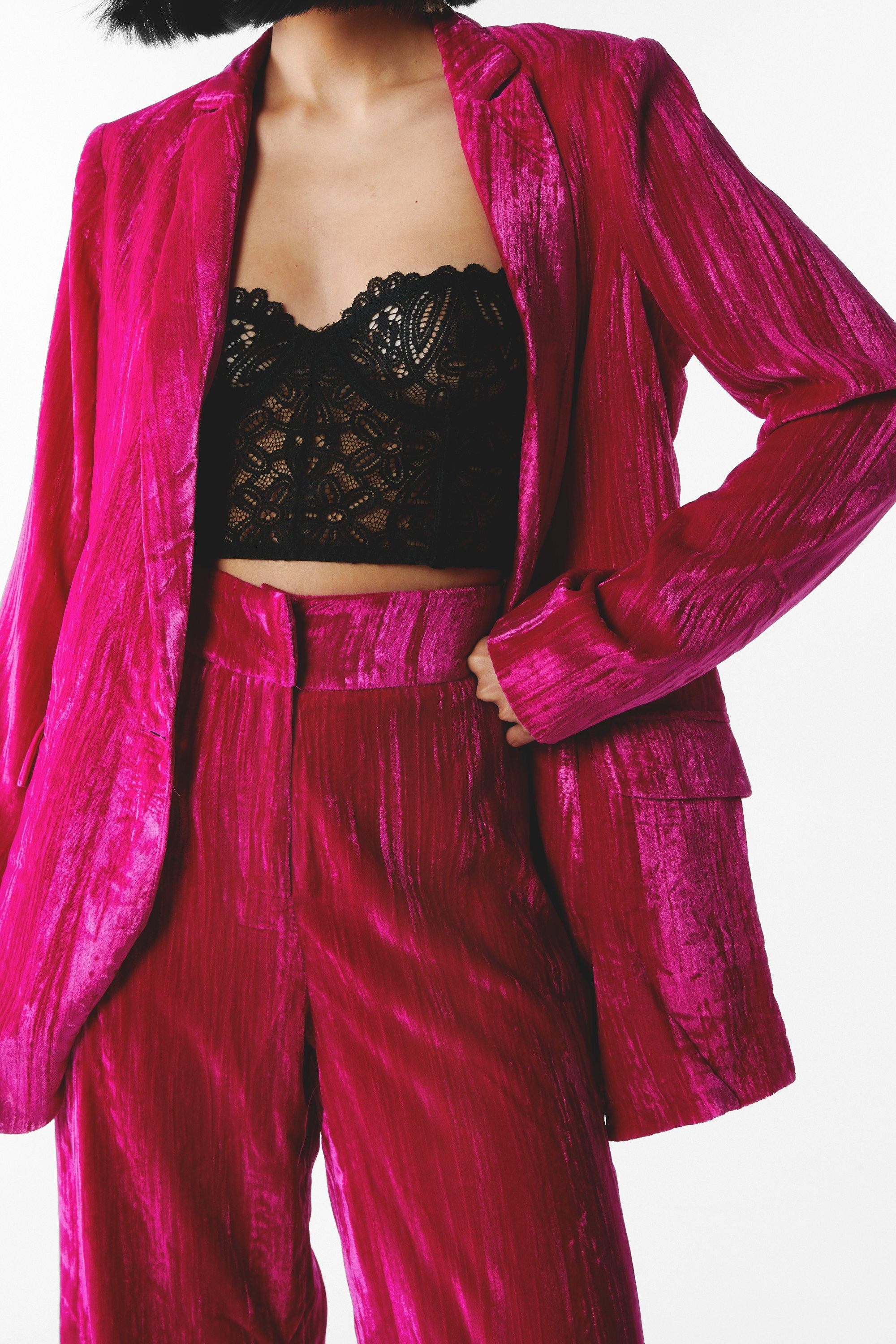 Velvet Wide Leg Pants | Nasty Gal (US)