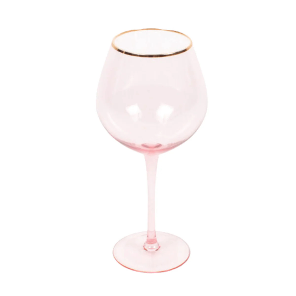 Set of 4 Light Pink Wine Glasses | The Well Appointed House, LLC