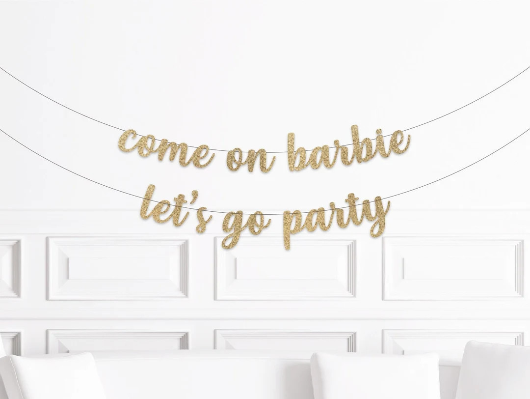 Barbie Bachelorette Decorations Come on Barbie Let's Go - Etsy | Etsy (US)