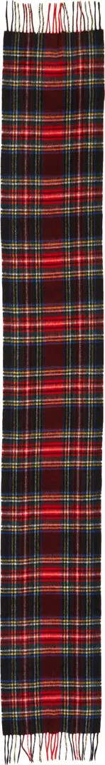 New Check Lambswool & Cashmere Scarf | Nordstrom