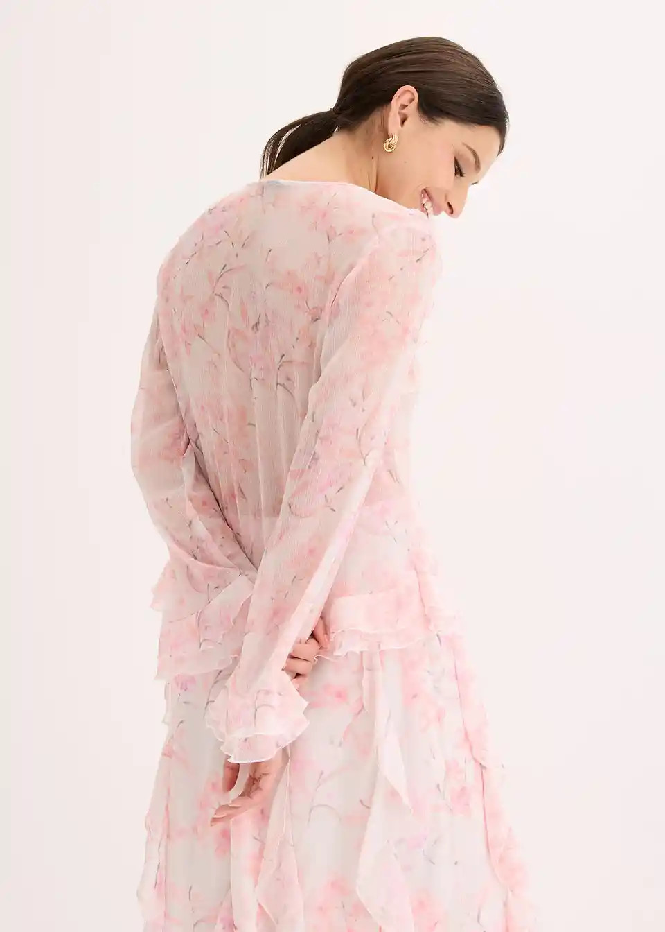 Chiffonbluse mit Volants | Bonprix DE