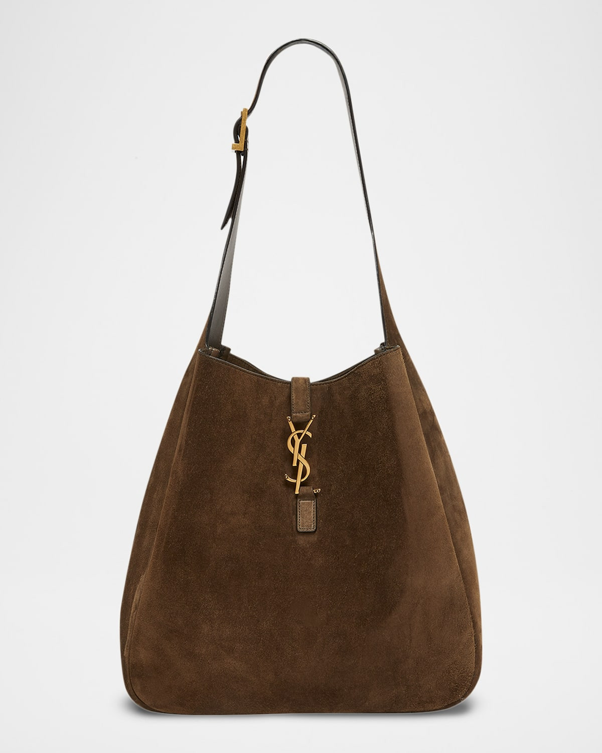 Le 5 à 7 Large Shoulder Bag in Suede | Neiman Marcus