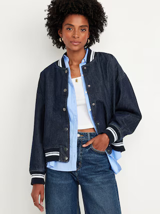 Jean Bomber Jacket | Old Navy (US)