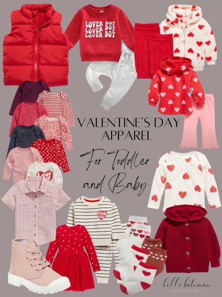 Valentines Day Apparel for Toddler and Baby 


#LTKbaby #LTKkids #LTKSeasonal