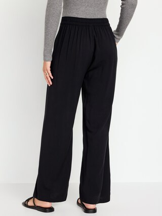 High-Waisted Playa Wide-Leg Pants | Old Navy (US)